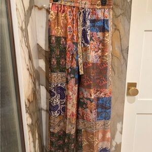 Zimmerman Paisley-Print Devi Wide-Leg Pants